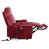 Whisen  Dual OKIN Motor Power Lift Recliner with Heat and Massage, Adjustable Backrest and Footrest and Position - 3 of 4