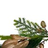 Northlight 5' Leaves Berry and Cedar Glittered Dusted Artificial Christmas Garland - Unlit - 3 of 3