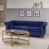 GDFStudio Adetokunbo Contemporary Tufted Chesterfield 3 Seater Sofa - 2 of 4