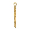 Black Bow Jewelry 14k Yellow Gold Large Gemini the Twins Zodiac Pendant - 2 of 4