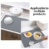 LunaLulinlk 2-Pack Dish Drying Mats,Super Absorbent & Non-Slip Kitchen Counter Mat,Quick Dry Silicone Diatomite Drying Pad (23.6x15.7 in,Gray) - 2 of 4