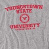 Youngstown State University Official Circle Logo Adult T Shirt, Athletic Heather - 2 of 4