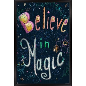 Trends International Christine Rotolo - Believe In Magic Framed Wall Poster Prints - 1 of 4