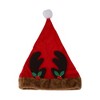 Unique Bargains Christmas Hat Reindeer Antler Hat Polyester Non-Woven Fabric Red Brown 11.81"x16.14" 1 Pc - 4 of 4