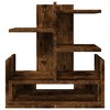 vidaXL Desk Organiser Smoked Oak 19.3x7.9x20.7" Engineered wood - 4 of 4