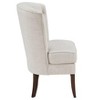 26"1pc Modern Beige Upholstery Button Tufted Accent Chair - 3 of 4