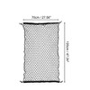 Unique Bargains Dog Car Net Barrier with Hook Black 1 Pc - 2 of 4