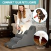 PetSafe Curved Dog Stairs – Foam Ramp for Small Pets, Non-Slip Ladder for Bed & Sofa with Waterproof Cover - 3 of 4