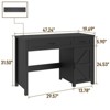 Workstation Computer Desk for Study and Home Office, 47" Executive Desk - 2 of 4
