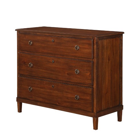 Comfort Pointe Cambridge Dresser Brown: Transitional Style, Metal Glides, Safety Stops, No Assembly Required - image 1 of 4