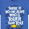 Boys' - Dr. Seuss - No One Is Youer Than You Short Sleeve Graphic T-Shirt - 2 of 4