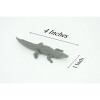 Collectible Wildlife Gifts | American Alligator, Alligator mississippiensis, Hand Painted, Rubber Reptile, Realistic Figure, Gift,    4"    SF40 B15 - 2 of 4
