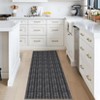 Washable Modern Braided Printed Rug Non Slip Low Pile Rug Soft Contemporary Throw Floor Cover Foldable Indoor Carpet for Living Room Bedroom - 2 of 4