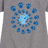 Girls' - Blue's Clues & You! - Blue Spiral Graphic Short Sleeve Fleece Dress - 2 of 4