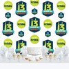 Big Dot of Happiness Boy 13th Birthday - Official Teenager Birthday Party DIY Dangler Backdrop - Hanging Vertical Decorations - 30 Pieces - 2 of 4