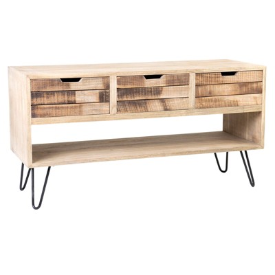 Oliver Mindi Wood Chest Brown - East at Main