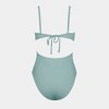 Women's Cutout Tie Back One Piece Swimsuit - Cupshe - 3 of 4