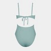 Women's Cutout Tie Back One Piece Swimsuit - Cupshe - image 3 of 4