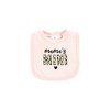 Hudson Baby Infant Girl Cotton Bodysuit, Pant and Bib Set, Leopard Hearts - 3 of 4
