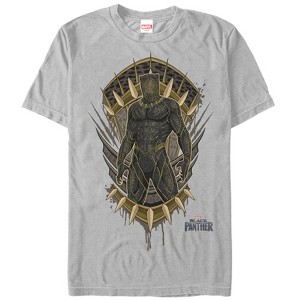 Men's Marvel Black Panther 2018 Claw Crest T-Shirt - 1 of 3