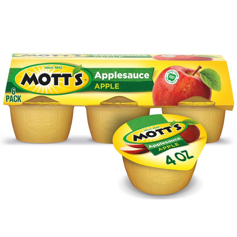 Mott's Applesauce - 6ct/4oz Cups, 1 of 10
