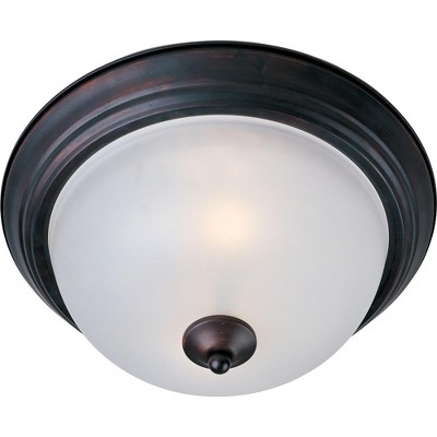 Maxim Lighting Essentials - 583x 2 - Light Flush Mount in  Oil Rubbed Bronze
