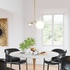 Zuo Modern Constance Ceiling Lamp Brass with Frosted Glass Shades, Adjustable Cord, Modern Minimalist Design - 2 of 4