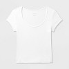Women's Slim Fit Cap Sleeve Deep Scoop Neck T-Shirt - Wild Fable™ - 4 of 4