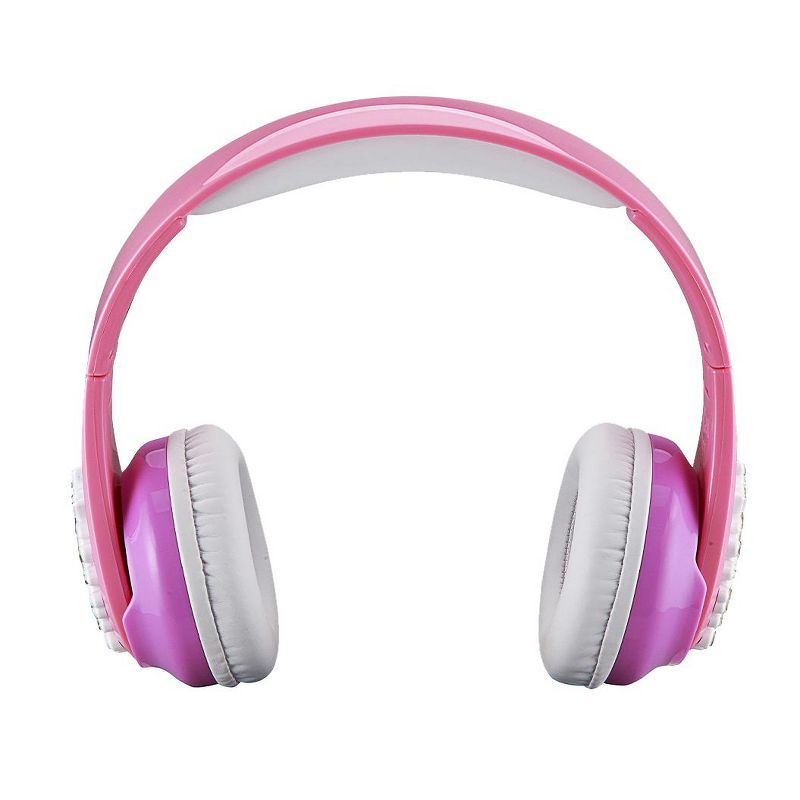eKids Disney Princess Bluetooth Headphones with EZ Link, Over Ear Headphones for School, Home or Travel - Pink (Di-B64DP.EXV1OL), 3 of 5