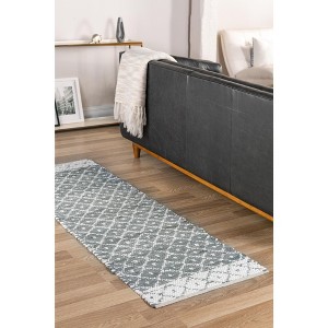 Unique Loom    Chindi Trellis Sand Area Rug - 1 of 4
