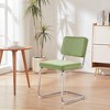 Dovelina Velvet Upholstered Modern Dining Chair Set of 2 - 2 of 4