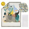 The Peanutshell Crib Bedding Set for Baby Boys and Girls, Safari Puzzle, 3 Pieces - 2 of 4