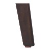 Vynxaria Mod-Inspired Round End Table 3 Funky Jutting Legs, Handcrafted Acacia Wood, Customizable Top Finish - 4 of 4