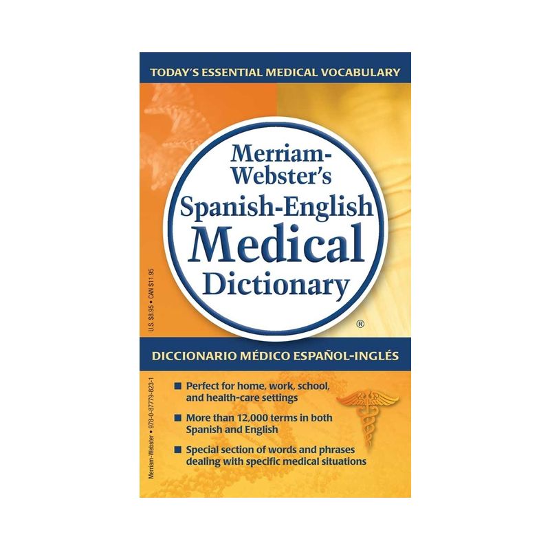 Merriam-Webster's Spanish-English Medical Dictionary - (Paperback), 1 of 2