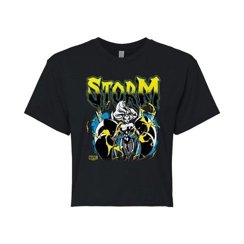 Women's - Marvel - X-Men Storm Metal Cropped Graphic T-Shirt - image 1 of 4