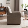 YOUNIKE 27.6” W Armchair Velvet Upholstered Single Sofa Makeup Vanity Chair Modern Living Room Accent Chair with Solid Wood Base - 4 of 4