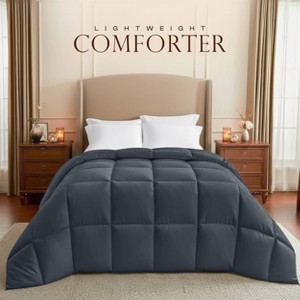 Utopia Deals Queen Comforters All Season Duvet Insert Gray - 1 of 4