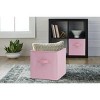 6 Pack Collapsible Cube Fabric Storage Bins (10.5" x 10.5") - 4 of 4
