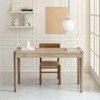 MH London Sapna 54" Solid Wood Writing Desk - 3 of 4