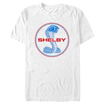 Men's Shelby Cobra Red and Blue Stamp T-Shirt