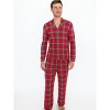 RuffleButts SoftSnooze Gender Inclusive Holiday Adult Button Up Pajama Set - 4 of 4