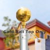 Yescom 3" Flagpole 2 Pack  Ball Top Finial Ornament - 3 of 4