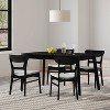 GDFStudio Dimick Mid Century Modern Fabric Upholstered Wood 5 Piece Dining Set - 2 of 4