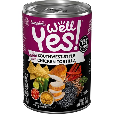 Campbell's Well Yes! Southwest-Style Chicken Tortilla Soup - 16.3oz