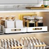 Pull Out Cabinet Organizer, 14.5" Deep Slide Out Drawer Organizers with Adhesive Film Iron Storage and Organization Slide Out Pantry Storage Drawer - 3 of 4