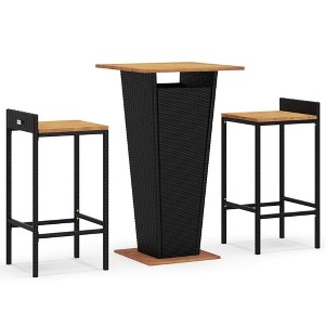 vidaXL Garden Bar Set in Black - 1 of 1