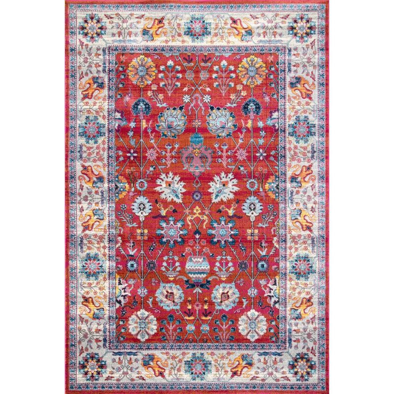 nuLOOM Classic Tinted Floral Area Rug, 1 of 7