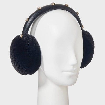 Embellished Headband Earmuff - A New Day Black - image 2