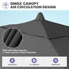 Crestlive Products 9 x 5 FT Patio Outdoor Umbrella  Rectangular Tilting Parasol Waterproof - 4 of 4
