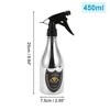 Unique Bargains Electroplating Retro Hair Spray Bottles 450ml 1 Pc - 4 of 4
